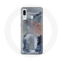 Coque pour Samsung Galaxy A20e Fond de texture abstraite gris pilka