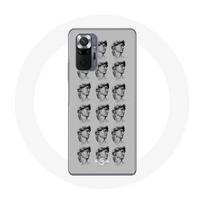 Coque pour Xiaomi Redmi Note 10 Pro Statue fond gris pilka