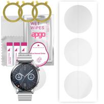 3x apgo Hidrogelio ekrano apsauga Huawei Watch GT 3 46mm Elite, Hidrogelio plėvelė, su pozicionavimo sluoksniu lengvas montavimas