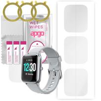 3x apgo Hydrogel Screen Protector for Fitpolo BEU-ID205L-Gery, Hydrogel Film, with positioning layer easy installation