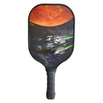 Stiklo pluošto Pickleball lazdos rinkinys Aukštos kokybės „Peak Racket Shot“. black