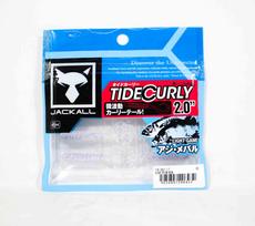 Sale Jackall Soft Lure Tide Curly 2 Inches Clear Prism Neon (6432)