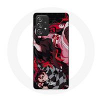 Case - Maniacase - Samsung Galaxy A52s 5G - Soft - Black - Demon Slayer