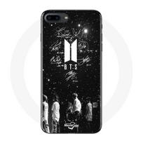 Case - BTS - Iphone 7 Plus - Soft - Black - Signature Members