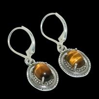 Natural Mystic Topaz Gemstone 925 Solid Sterling Silver Gift Earring 1.25  T4r83