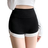 Moterų joga, suspaudimo treniruotė aukštu juosmeniu, treniruotė, bėgimas, apačia sutvirtinantis kratinys Spalva Slim Fit klubus pakeliantys ploni antblauzdžiai XL juoda