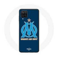 Dėklas - MANIACASE - Samsung Galaxy A12 - Olympique de Marseille - Lankstus - Mėlynas mėlyna