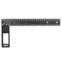 Dailidės kampainis, rėminimo kampainis, 12 colių / 15,7 colio dailidės kampainis, stačiakampė liniuotė, rėminimo įrankis, L formos liniuotė 30CM gray