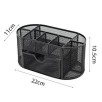 9 Grids Makeup Organizer Kosmetikos laikymo dėžutė Foundation Blush Eyeshadow Šepečiai Akių pieštuko rašiklio laikiklis Stalinis Stacionarus Stalčius China