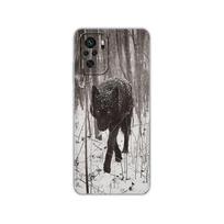 For Xiaomi Redmi Note 10 Case 4G 5G Back cover For Redmi Note 10 Pro Phone Cover on Redmi Note 10S bumper wolf tiger lion bear Redmi Note 10 5G gray