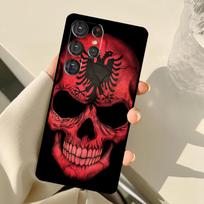 Albanijos Vėliavos Erelis Samsung Galaxy S21 S22 Ultra Note 20 S8 S9 S10 Plus Note 10 Plus S20 FE Telefonui Galaxy S8
