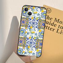 Mediterranean Lemon Case For iPhone 13 12 Mini 11 Pro Max 6S 8 7 Plus SE 2022 2020 X XS Max XR Back Cover iphone 5 5S gray