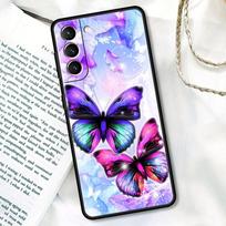 Silicone Case For Samsung Galaxy S20 FE S21 Ultra S10 S9 Plus S10e S8 S7 A51 A71 Tpu Soft Phone Capas Butterfly Samsung S21