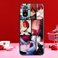 Anime Shoto Todoroki For Redmi Note 10 Pro Case For Redmi Note 11 Pro Note 8 9 Pro 9S 10S 11S 9C 9A 9T Cover Redmi Note 11 Pro blue