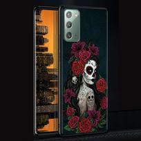 Flower Skull Case for Samsung Galaxy Note 20 Ultra 10 Lite 9 8 A12 A52 A51 S20 FE A50 A71 A21s Black Soft Phone Coque Samsung Note20 Ultra