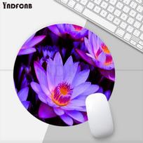 Lotus Small Round Kawaii animacinių filmų anime žaidimų pelės kilimėlis Klaviatūros pelės kilimėliai Stalinis kilimėlis mergaitėms, skirtas kompiuterio staliniam kilimėliui 20x20cm purple