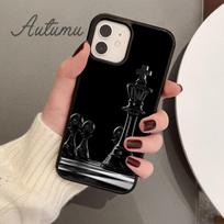 Šachmatų figūrėlių telefono dėklas, skirtas iPhone 11 12 13 14 Pro Max mini X XR XS SE 2020 5 6S 7 8 Plus Samsung Galaxy S21 S22 dangtelis iPhone 5 5s SE