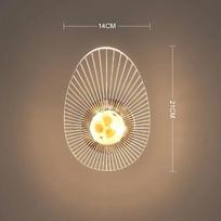 AC90-260V Vidaus LED sieninis šviestuvas Svetainės dekoracija Sieninis šviestuvas Namų apšvietimo įrenginys Lofto laiptų šviestuvas Apvalus aliuminis