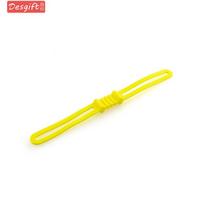High Tensile Silicone Bicycle Strap Flashlight Small Audio Multi-functional Strap Riding Supplies 20*1.5*1 geltona