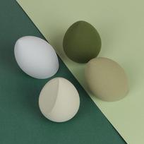 4Pc Beauty Egg Makeup Blender Cosmetic Puff Makeup Sponge Cushion Foundation Powder Sponge Beauty Tool Women Make Up Accessories gray