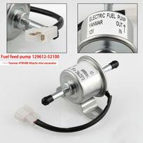 12V elektroninis kuro padavimas 129612-52100 skirtas 4TNV88 3TNV88 Fine sidabras