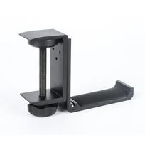 Under Desk Headphone Stand Foldable Headset Hanger Mount, Aluminum PC Non-Slip Silicone Pad juoda