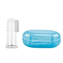 1 pcs Baby Finger Toothbrush, Teeth Brush Soft, Baby Cleaner, Teeth Training Products 1pc mėlyna