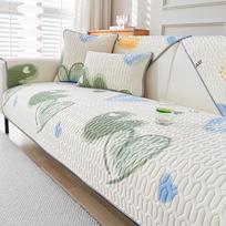 LaTeX Summer Sleeping Mat Sofa Cushion Summer Non-Slip Cushion Simple Modern Living Room Full Covered Cloth 70*70cm