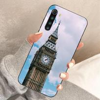 Londono Big Ben telefono dėklas Xiaomi Redmi Note 11 10 9T 8 7 Pro Redmi 10 9 9A 9C 8 7 6 Minkštas Juodas Telefono Viršelis Redmi Note11-11S 4G
