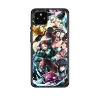 Demon Slayer Anime Shockproof Cover for Google Pixel 5 4 5A 4A XL 5G Black Phone Case Shell Soft Fundas Coque Capa Pixel 5a green
