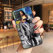 Mona Lisa funny Spoof Art Van gogh Starry Phone cover For oppo Realme 8Pro 6PRO 6i 7pro 9i 9pro C11 C21 C25Y C25S C3 Q3S XT Case Realme 6 beige