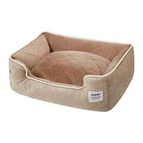 Dog Bed dog house Sofa Kennel Soft Fleece Non-Slip Bottom Beds Washable Bite-Resistant Big Dog Beds Medium Sized Dog Cat Cushion 50x40cm