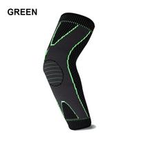 1 vnt suspaudimo alkūnės atraminiai pagalvėlės Elastiniai įtvarai Krepšinio Tinklinio Teniso Sporto Apsauginės Rankovės Rankovės Vyrams Moterys S(1 PC Not 1 Pair) žalia