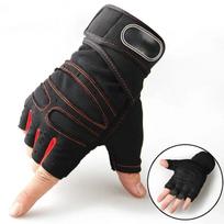 Fitneso pirštinės be pirštų, riešo apsauga, sportinės, su hanteliais, skirtos važiavimui, neslystančios, treniruotėms, dviračių sportui, vyrams ir moterims M