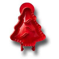 Kalėdinių sausainių formelės obuolių pyrago pyrago formelės Kalėdų sausainių formelės Christmas tree raudona