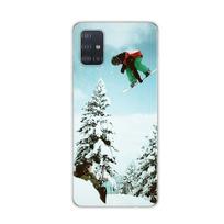 Skiing Snow Snowboard For Samsung Galaxy A01 A11 A12 A22 A21S A31 A41 A42 A51 A71 A32 A52 A72 A02S Soft Phone Case Samsung A01 white