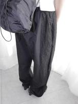 Fashion Vintage Lace Patchwork Nylon Wide Leg Pants Summer Solid Loose Y2k High Waist Straight Trousers Casual Streetwear Pants One Size juoda