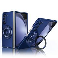 Magnetinis belaidžio įkrovimo dėklas Samsung Galaxy Z Fold 6 5 4 3 su 360° besisukančiu stovu laikikliu Z Fold5 Fold6 apsauginis dangtelis For Galaxy Z Fold 6&Phone Case Only mėlyna