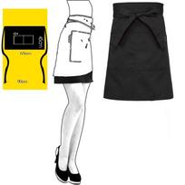 Moterų virtuvės antifouling virėjos prijuostė viešbučio restorane Black short yellow