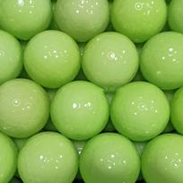 Kūrybingas golfo naktinis kamuolys suasmenintas fluorescencinis naktinis kamuolys green