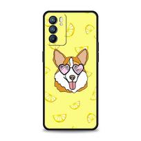 Koker spanieliai Animaciniai paveikslėliai Šuns dėklas For Oppo Reno8 Reno7 Reno6 Pro A54 5G Find X6 X5 A53 A52 A9 A15 A95 A17 A16 A76 A74 A57 Dangtelis Oppo Reno8 pink