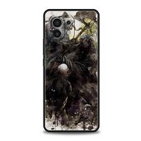 Phone Case For Xiaomi Poco X4 X3 NFC F3 F4 M3 M4 Mi Note 12T 10 11 Ultra 11T 13 Pro 10T 12 Lite 9T 5G Grim Reaper Skull Skeleton Xiaomi 12T black