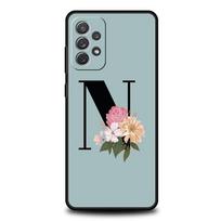 Flower Letters S telefono dėklas, skirtas Samsung Galaxy A15 A13 A51 A71 A41 A31 A21S A03S A05 A12 A32 A52 A23 A25 A33 A53 A73 5G dangtelis Samsung A71