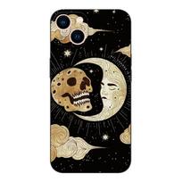 Black Tpu Case For Huawei Honor X8 50 Lite Pro 10 lite Nova 5t 8 9 Pro 4G 5G 8i Cover The Whimsy of the Moon Honor 50 Lite beige