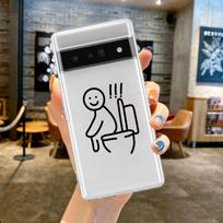 Cartoon Matchman Phone Case For Google Pixel 8 7 6 Pro 6A 5 4 5A 4A 3A XL 5G Silicone Shockproof Soft TPU Clear Cover Fundas Pixel 4A 5G