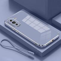 Skirta Huawei nova 10 Pro dėklas Huawei nova 10 telefono dėklas GLA-LX1 NCO-LX1 Prabangus kvadratinis dengtas atsparus smūgiams silikoninis galinis dangtelis Huawei nova 10&Case & Strap gray