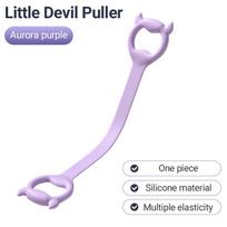 Yoga Tension Rop Devil Resistance Exercise Bands Pull Rope Chest Expander Gym Equipment Elastic Muscle Training Exercise At Home violetinė