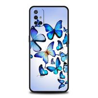 Cute butterfly Fashion Phone Case For OnePlus 12 11 10 9 8 7 7T Pro 12R 10R 9RT 9R 8T Nord N100 N200 N10 2T CE 2 5G Soft Cover OnePlus 7T white
