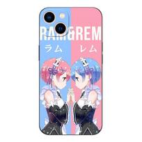 Black tpu Case For Samsung galaxy M53 M13 M62 A12 A22 A22S A32 A42 A52 A52S A72 4g 5g A20S Ram Rem Anime Cartoon Samsung A22 4G