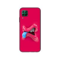 Black tpu Case For Huawei P30 Lite P30 Pro P40 Case For Huawei P40 LITE E P Smart 2020 Case Cover Funny Face huawei P40 yellow